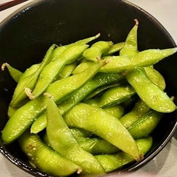Salted Edamame.