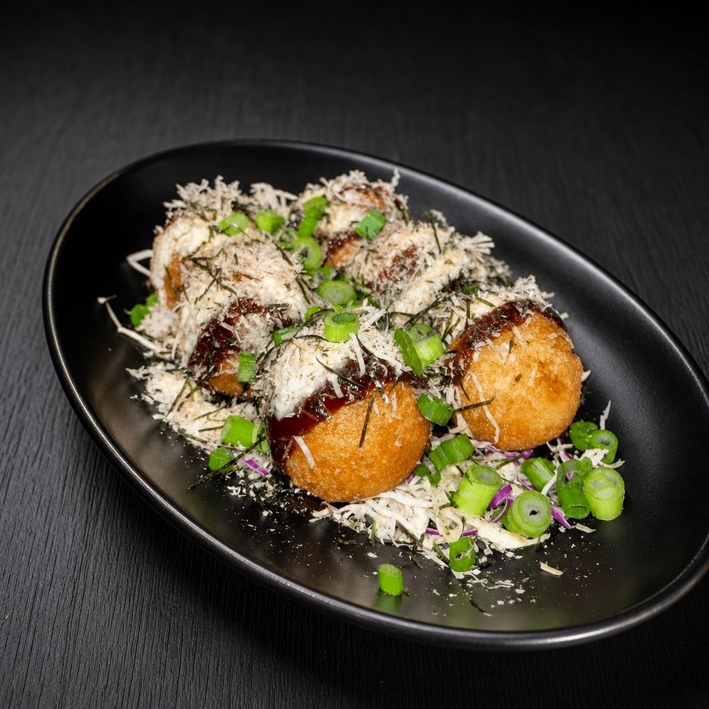 Takoyaki.