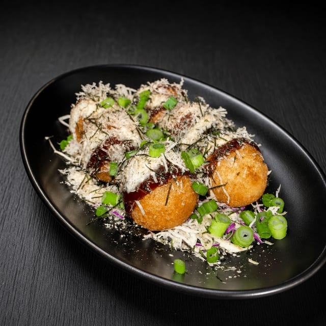 Takoyaki.