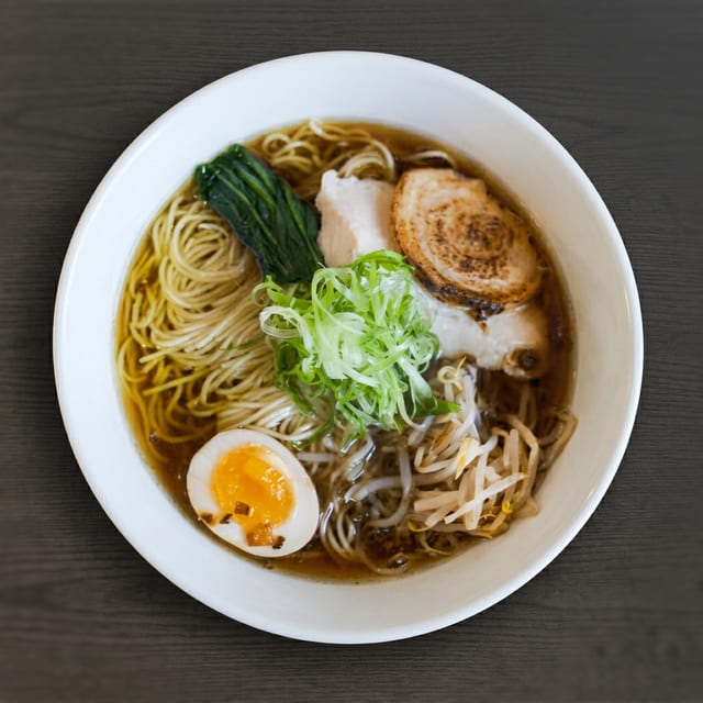 Classic Tori-Shoyu Ramen.