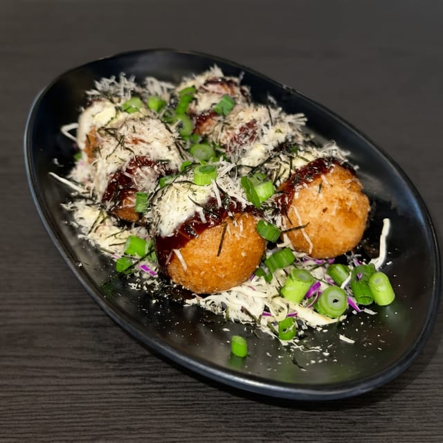 Takoyaki.