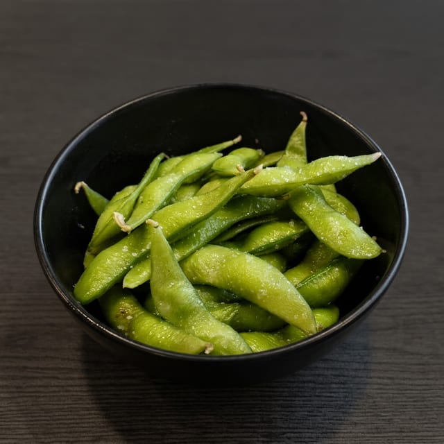 Salted Edamame.