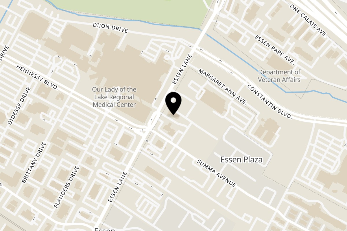 Map showing the location of Boru Ramen on 4957 Essen Ln in Baton Rouge